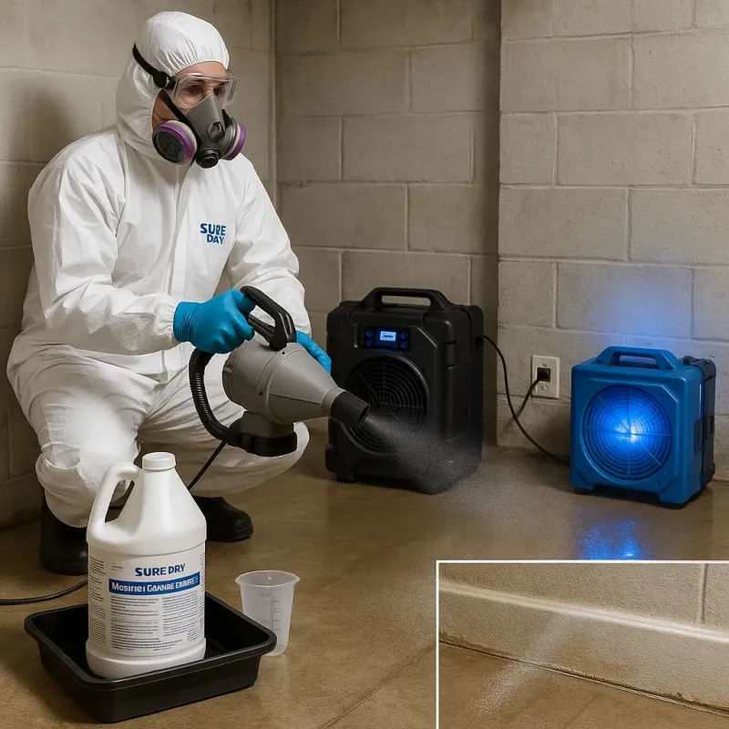 Sanitization and Odor Removal process in Brewster, OH